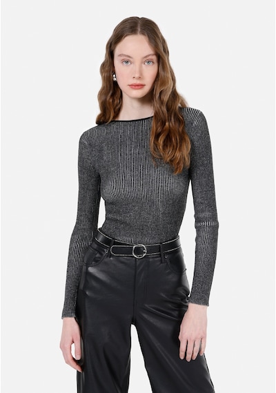Colin's Colins Siyah Kadın Kazak Cl1072533 Q1.v1 Blk Siyah