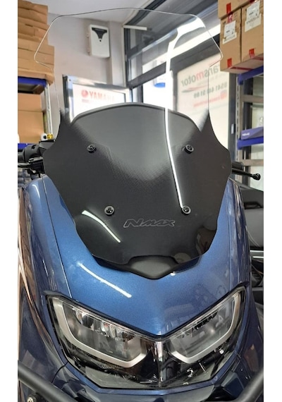 Nmax 125/155 2021-2024 Cam Siperlik 58 Cm Şeffaf Renk İthal Şeffaf