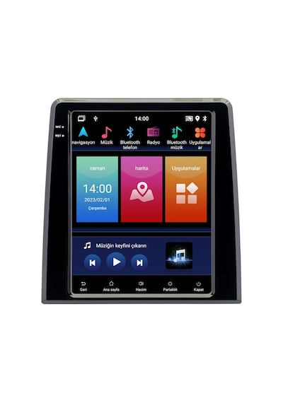 Otolas Renault Clio 5 Android Multimedya Ekran 2020-2023 6 Gb + 128 Gb 9"