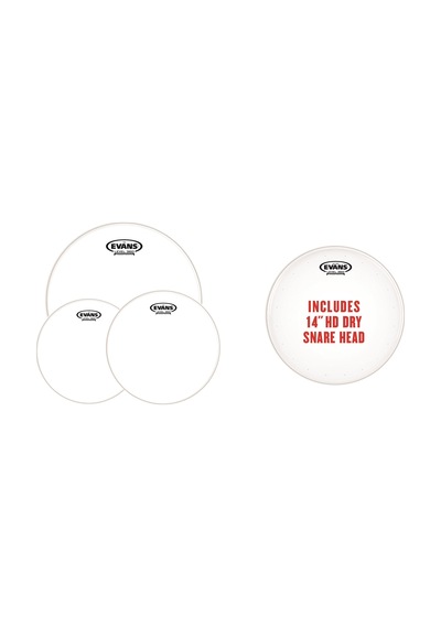 Evans Epp-g2hdd-f Deri Seti 10+12+14+14 G2 Tom Clear+hd Dry