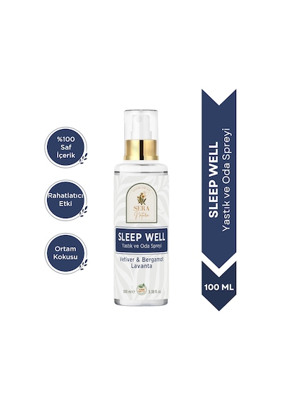 Sleep Well %100 Doğal Yastık ve Oda Spreyi 100 ML