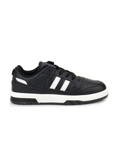 Papuçcity Cool Foor Pu Unisex Günlük Spor Ayakkabı SİYAH-BEYAZ