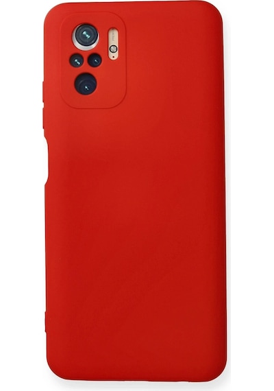 Uryport Xiaomi Redmi Note 10 Kılıf Nano İçi Kadife Silikon - Kırmızı