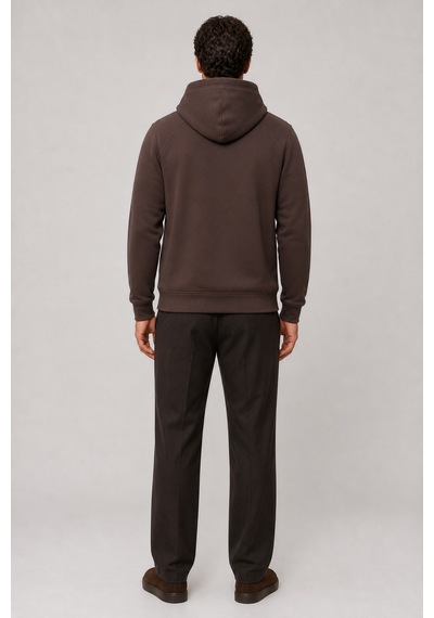 Redline Consume Erkek Regular Fit Kapüşonlu Sweatshirt Kahve