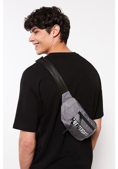 Louisiana Polo Trend Unisex Su Geçirmez Kumaş Bel Çantası Gri 880 Gri