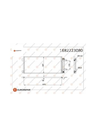 Erp Klima Radyatörü Astra K B16 Eurorepar 1682223080