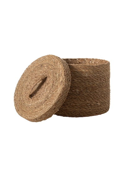 Mudo Home Sımon Kapaklı Düzenleyici Naturel 26x26x21 Kahverengi