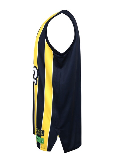 Fenerbahçe Gerı Dönüsümlü Polyester Basket Forma Sarı-lacıvert-yeşil