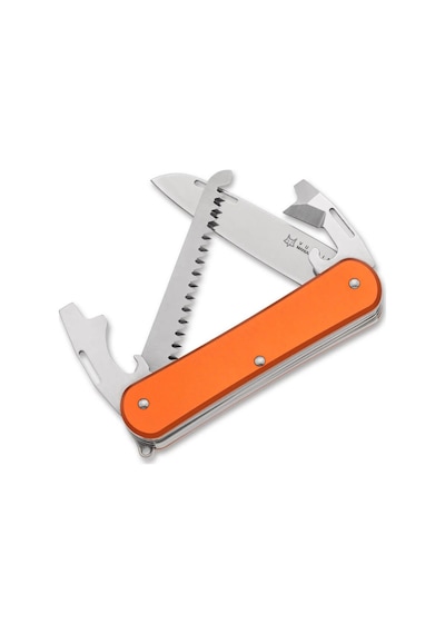 Fox Knives Vulpis 130-s4 Aluminum Orange Kamp Çakı Turuncu