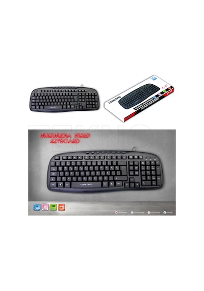 USB Türkçe Q Multimedia Klavye Concord C-57