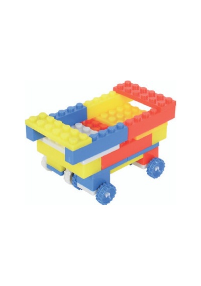 Yeşil Uygulama Zeminli Mikro Blok Funny Blocks 300 Parça Plastik Kutulu