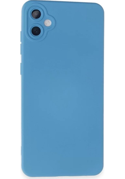Newface Samsung Galaxy A05 Kılıf Nano İçi Kadife Silikon - Mavi