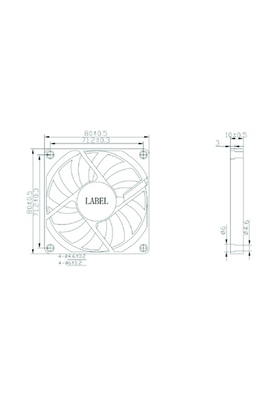 Usb Fan 80x80x10 2 Adet Laptop, Modem, Tv Soğutucu Dubal Ball Bearing Sessiz 3000 Rpm