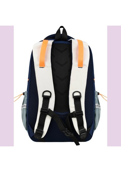 Ortopedik Ultra Lüx Büyük Boy 45 30 20 Cm Su Geçirmez Laptop Bölmeli Sırt Çantası Lacivert