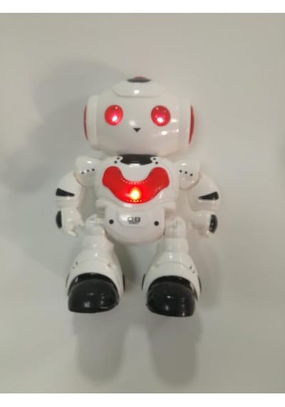 Farbu Oyuncak Uzaktan Kumandalı Işıklı Müzikli Dans Eden Akıllı Robot Kırmızı A7367-j608-2