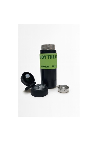 Shotay Fashion Çelik Termos Matara 460 Ml Siyah - Sht-st-8097 Siyah