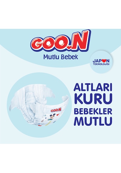 Goon Mutlu Bebek Bebek Bezi 3 Numara Fırsat Paketi 100 Adet