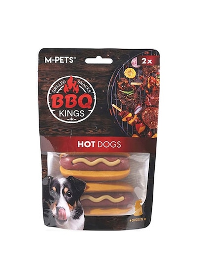M-pets Bbq Kings Hot Dogs Tavuklu Köpek Ödül Maması 135 Gr 244-30009.01
