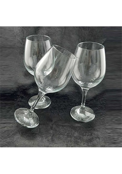 Paşabahçe Amber Şarap Kadehi 365cc 6x20cm 3 Lü - 440265 Şeffaf