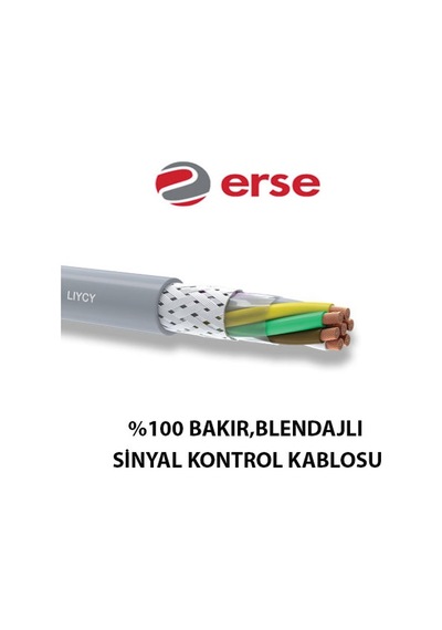 Erse 4X1.5 Lıycy Blendajlı %100 Bakır Kablo 1 M