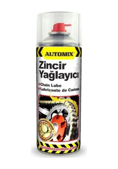 Automix Zincir Yağlayıcı Sprey Motorsiklet Bisiklet Yağı 400 ML
