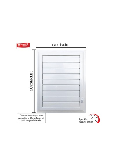 Plastik Menfez 40 Cm 40 Cm Banyo Ve Wc Havalandırma Menfez