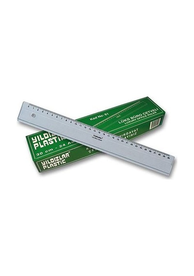 Yıldızlar 061 Lüx Büro Cetveli 30 CM.