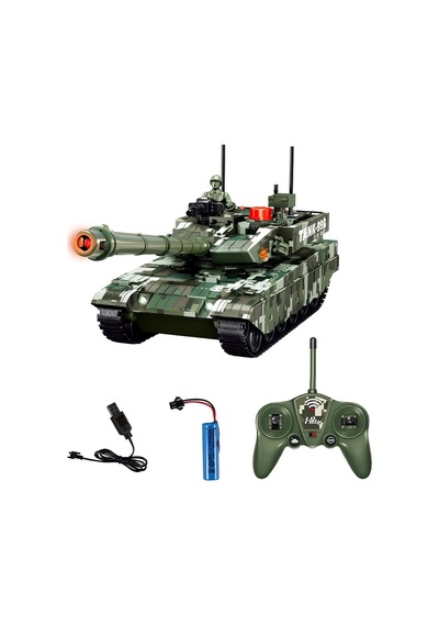Uzaktan Kumandalı 1/12 6 Fonksiyonlu Şarjlı Tank