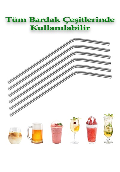 4 Adet Isıya Dayanıklı Cam Pipet Ve 1 Adet Pipet Temizleme Fırçası 5'li Set Şeffaf