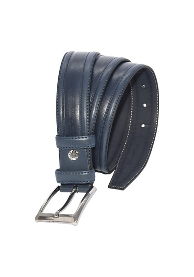 Süzer Deri x 3.5 Cm Klasik Suni Deri Desenli Model Kemer Lacivert (429082743)