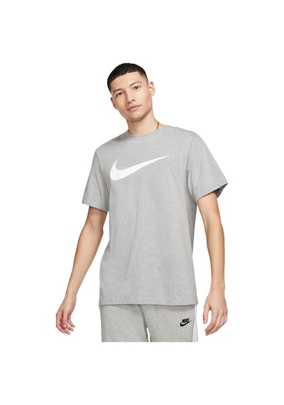 Nike M Nsw Tee Icon Swoosh Erkek Günlük Tişört Gri/beyaz Gri/beyaz