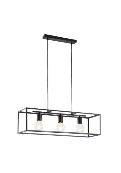 Cornelia 3'lü Sıralı Retro Sıralı Avize Ra-avz- 3197-58-24 Siyah