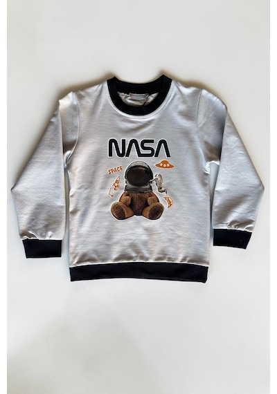 Minik Motion 3'lü Set Çocuk Baskılı 2 İplik Penye Sweatshirt Lacivert - Bej - Siyah Minik Motion 3'lü Set Çocuk Baskılı 2 İplik Penye Sweatshirt Lacivert - Bej - Siyah