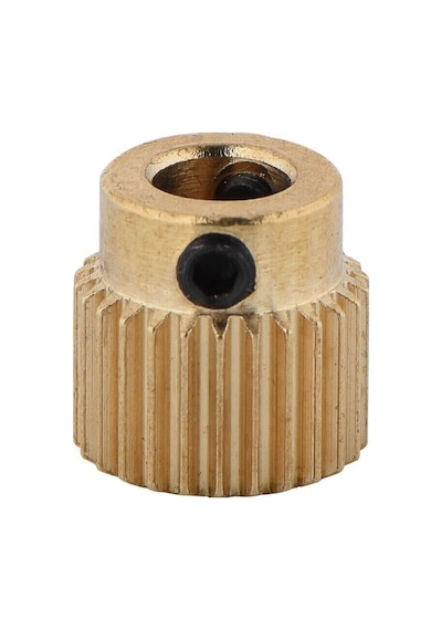Koodmax Mk8 Extruder 40 Diş 5mm Pirinç Özel Tel Besleme Ekstrüzyon Tekerleği Dişlisi