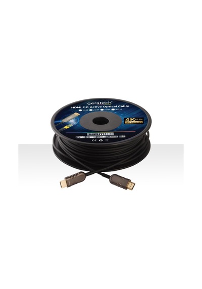 50mt Geratech Hdmı 2.0 Active Optical Kablo 4k 60hz, 18gbps