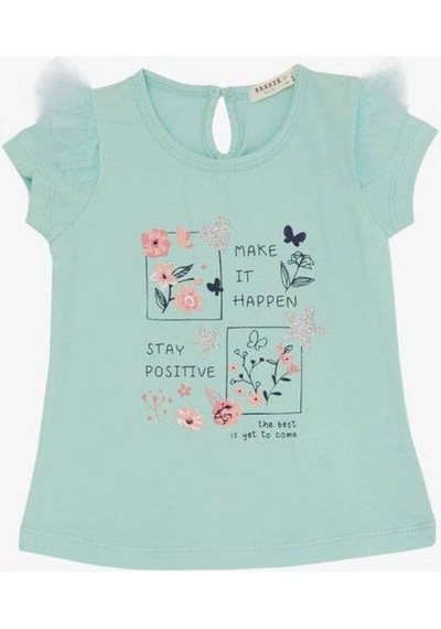 Zekids Kız Çocuk Make İt Happen Taytlı Takım-14456 Mint