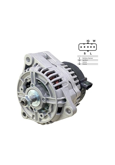 24v Alternatör Dinamo Bosch Tipi 100 A 5 Fiş Yan Soketli .-s-ıg-l-w Man Tga