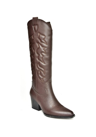 Fox Shoes T296815009 Kahverengi Kovboy Model Kadın Çizme Kahverengi-suni Deri Kahverengi Fox Shoes T296815009 Kahverengi Kovboy Model Kadın Çizme Kahverengi-suni Deri Kahverengi