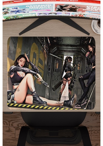 Kadın V2 48x40 Xl Gaming Kauçuk Kaymaz Taban Mouse Pad Fare Altlığı