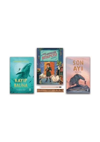 Genç Timaş Son Ayı - Kayıp Balina - Toz ve Hayaller Kitapçısı Set 3 Kitap