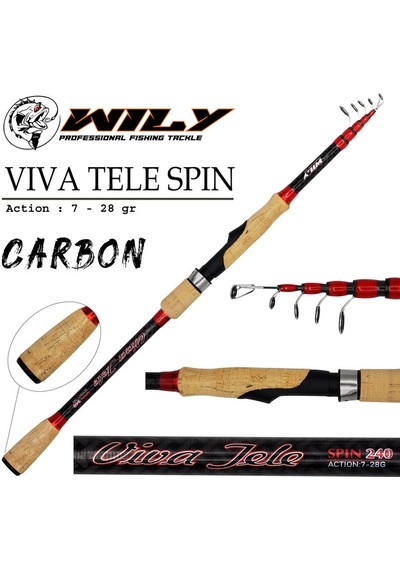 Wily Viva 270cm 10-35 Gr Tele Spin Kamış 1
