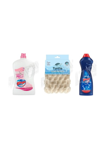 Bingo Yüzey Tem. Fresh 2.5 Lt + Turtle Havlu + Amonyaklı Krem 750 Ml 3'lü Set Diğer