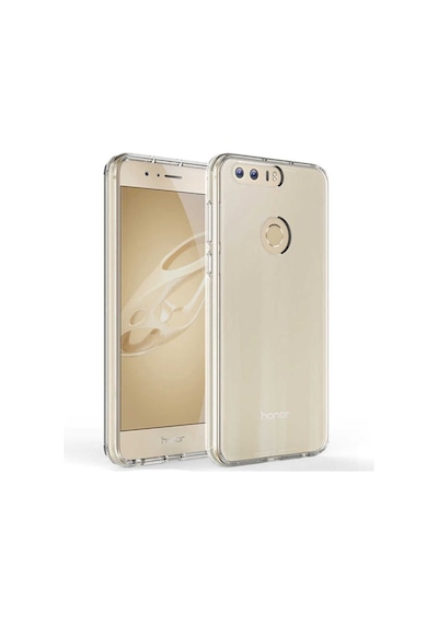 Huawei Honor 8 Kılıf Zore Süper Silikon Kapak Renksiz
