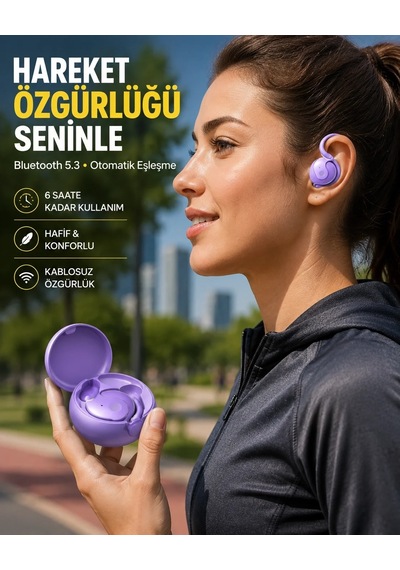 Ers Kulak Arkası Bluetooth Kulaklık, Gürültü Azaltma