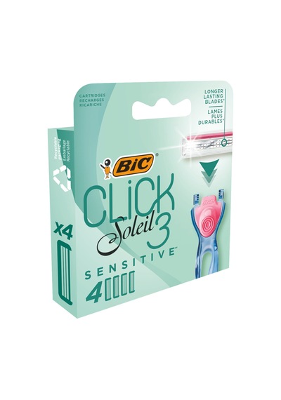 Bic Click Soleil Sensitive Kadın Traş Bıcağı 4'lü