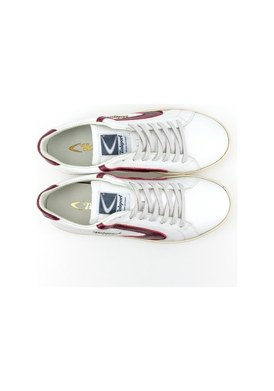 Sneaker Günlük Erkek Vt1243m Valsport Tournament Classic Bianco Bordeaux Bianco Bordeaux