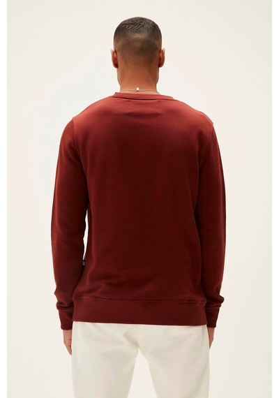 Bad Bear Logo Crewneck Erkek Sweatshirt-25278 - Kahverengi