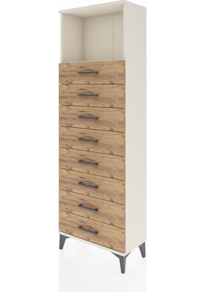 Arges Dolap Tek Raflı 8 Çekmeceli 60x30x182 Aytaşı-çam Aytaşı Arges Dolap Tek Raflı 8 Çekmeceli 60x30x182 Aytaşı-çam Aytaşı