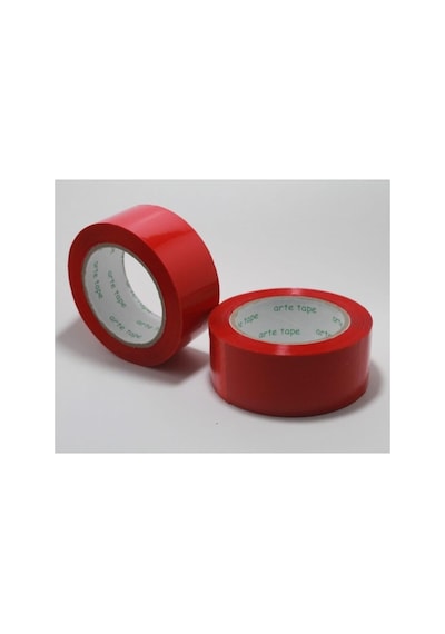 45 Mm X 100 M Renkli Koli Bandı-kırmızı 1