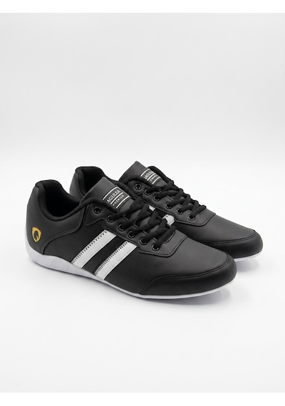 Hayo Erkek İnce Taban Rahat Konforlu Kibar Günlük Sneaker Spor Ayakkabı Siyah - Beyaz Hayo Erkek İnce Taban Rahat Konforlu Kibar Günlük Sneaker Spor Ayakkabı Siyah - Beyaz